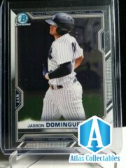 2021 Bowman Prospects Chrome Base #BCP-13 Jasson Dominguez - New York Yankees